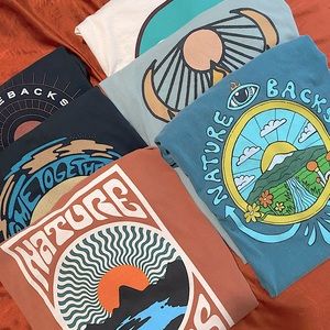 Nature Backs T-shirt Bundle - XL
